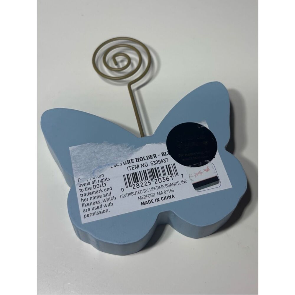Blue Butterfly Photo & Note Clip Accent - Picture 3 of 3